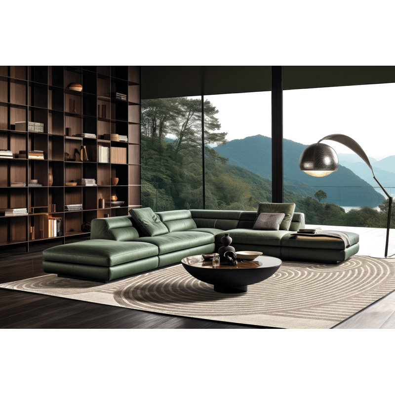 Galewood Abstract Flat Weave Area Rug, Rectangle 160 x 230 cm