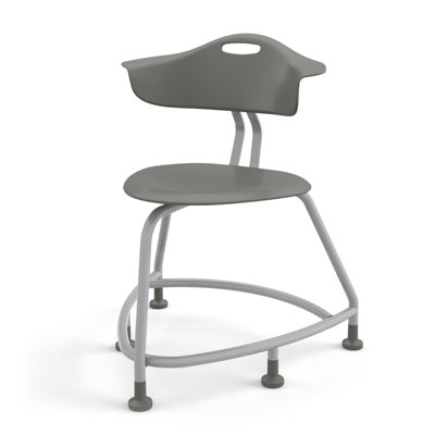 Chaise 360 avec dossier, glissières