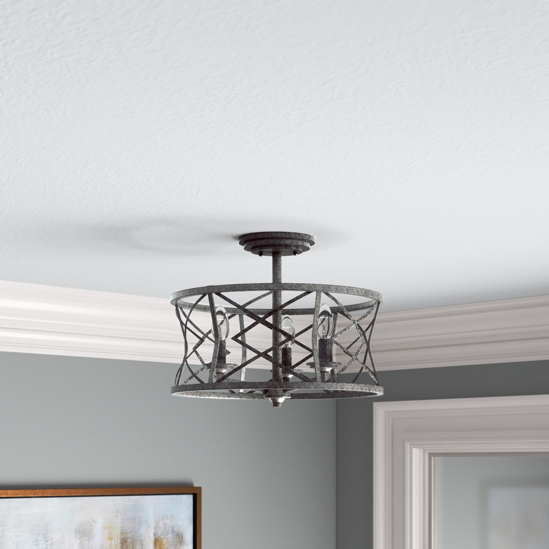 Fager 3 - Light 16" Semi Flush Mount Mistana™ 