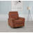 Adler Upholstered Power Swivel Glider Recliner Rust-2086831853