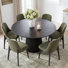 Juhl 6 - Person Round Solid Wood Dining Table Set