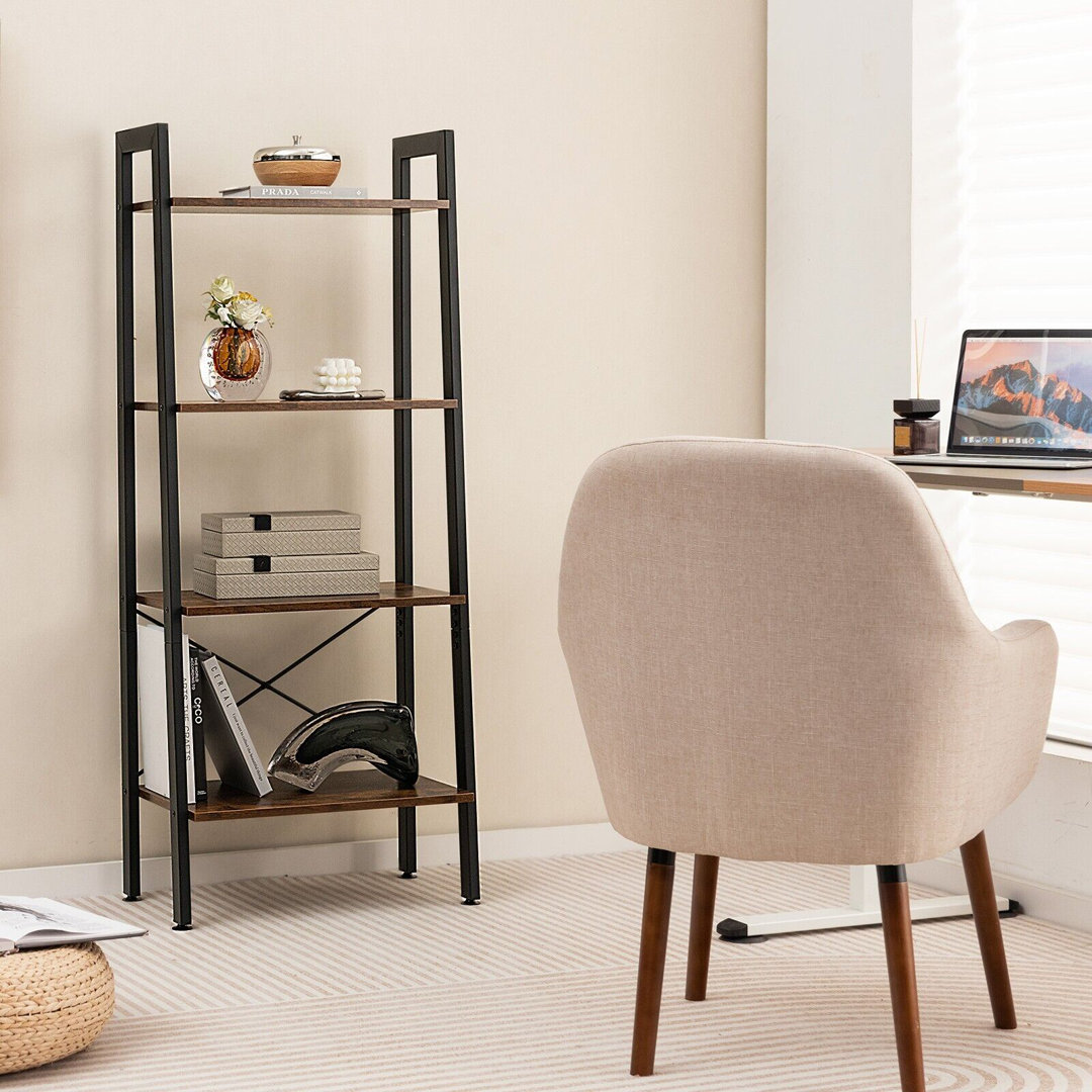 138cm H x 56cm W Metal Ladder Bookcase