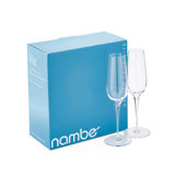 Nambe Vie Champagne Flutes