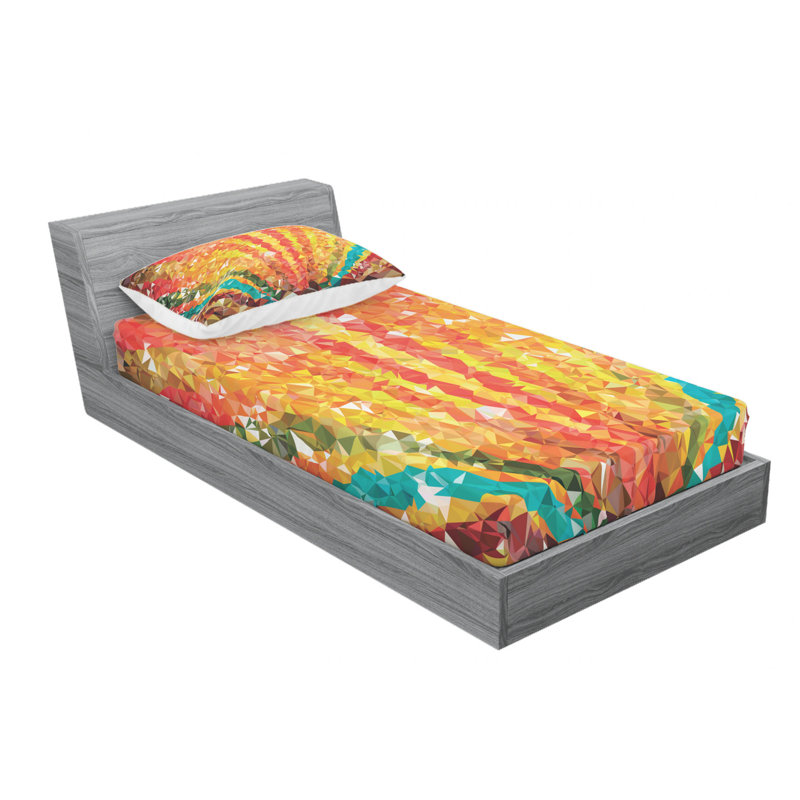 Microfiber Sheet Set, Twin Sheet Set with Fitted Sheet