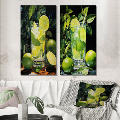 Caipirinha Canopy Cocktail - Cocktails Wall Decor Set Of 2