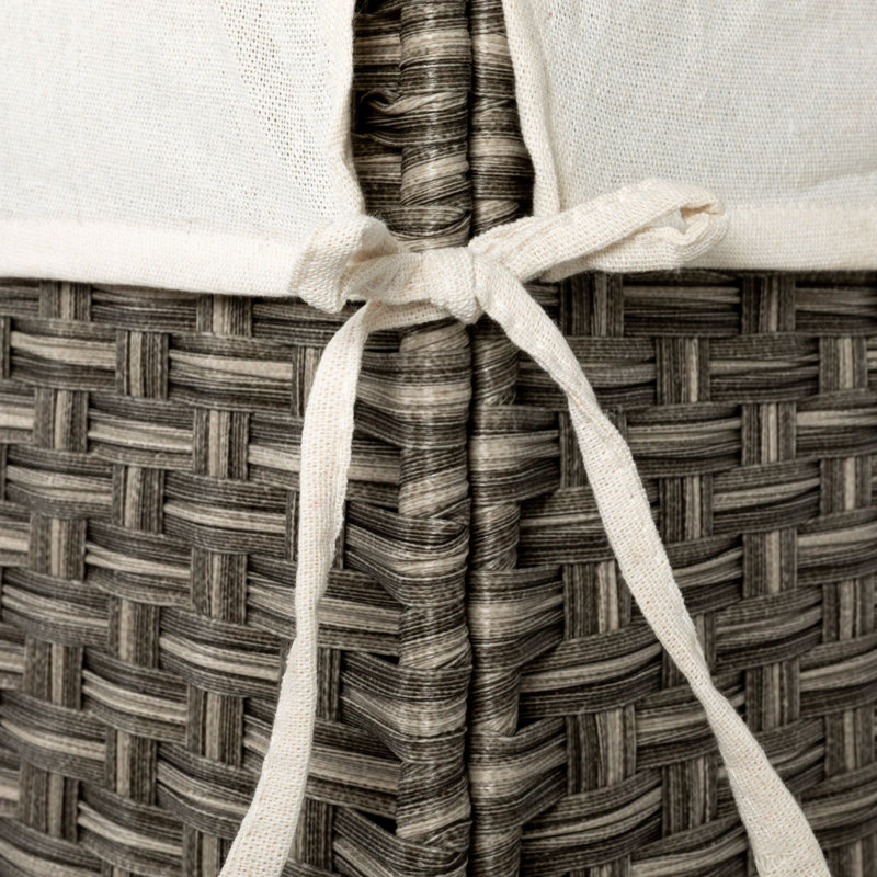 Handwoven Rattan Laundry Hamper