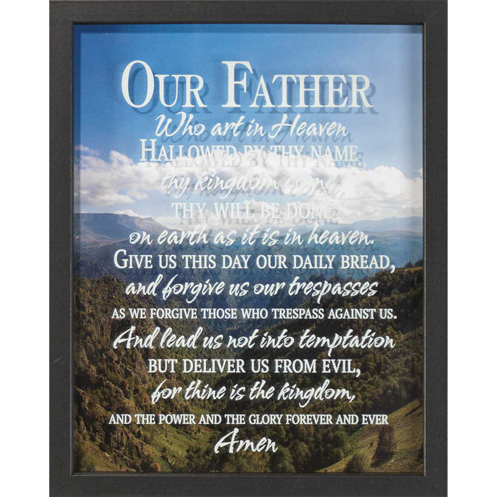 Trinx Lord's Prayer Framed On Paper Print Wayfair
