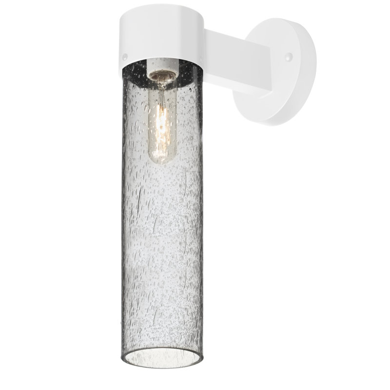 Cattalina Wall Light, Clear, 17.5" H x 5" W x 8.5" D, Black