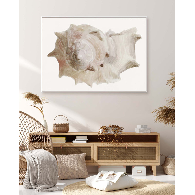 Sea Shell 3 Print by Rita Taverni, 35" H x 50" W, Wrapped Canvas