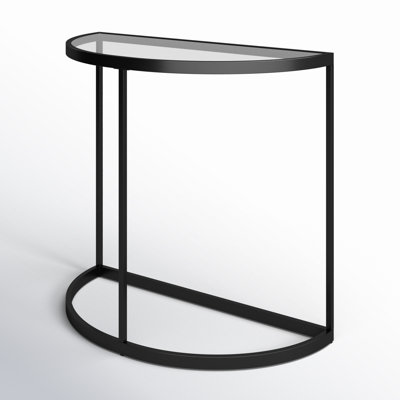 Cricklade 32'' Glass Top Console Table
