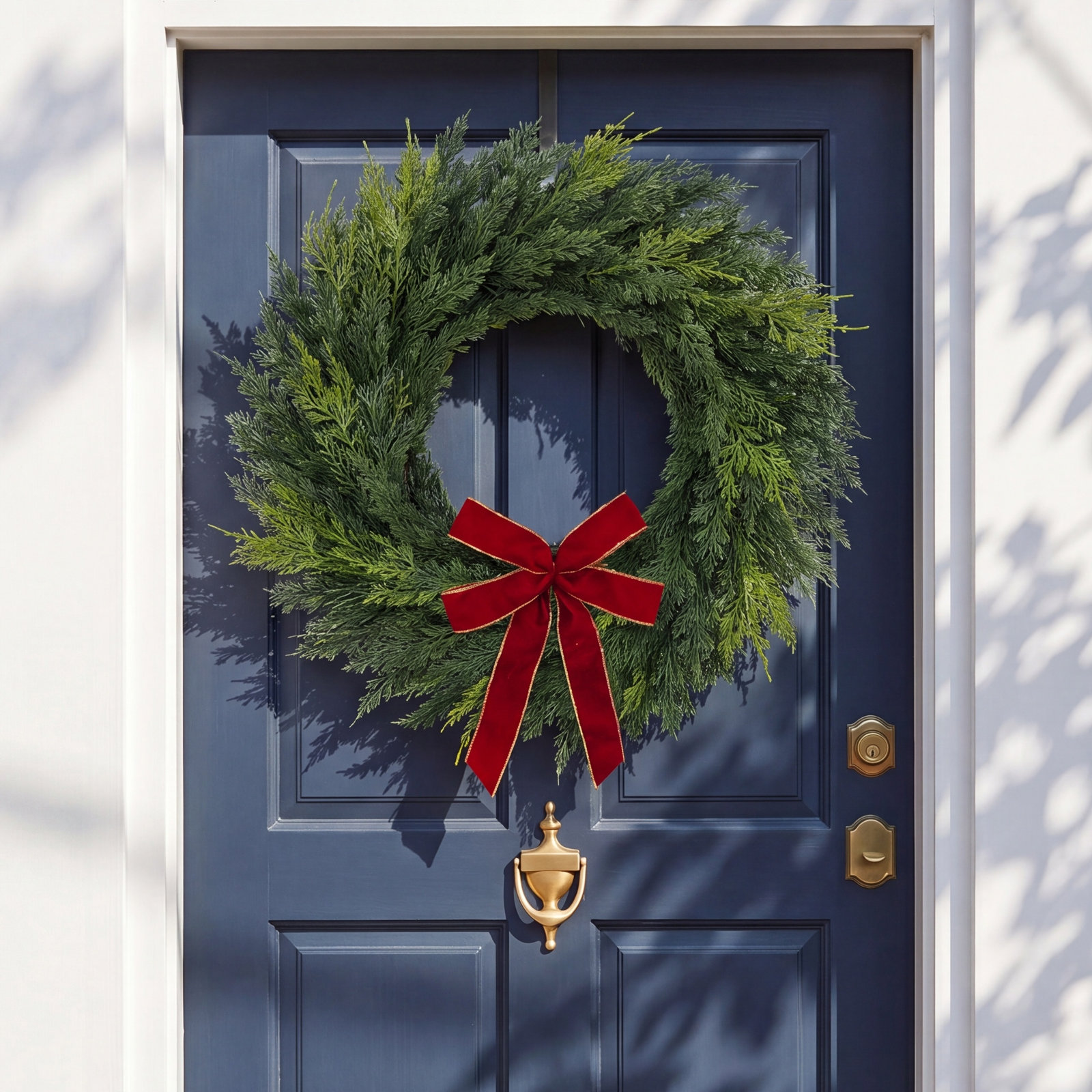 5" Front Door Christmas Wreath