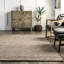 Tapis brun en laine Winfield Katasha-1826392791