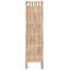 5-Panel Garden Privacy Screen CEFALU Folding Light Brown