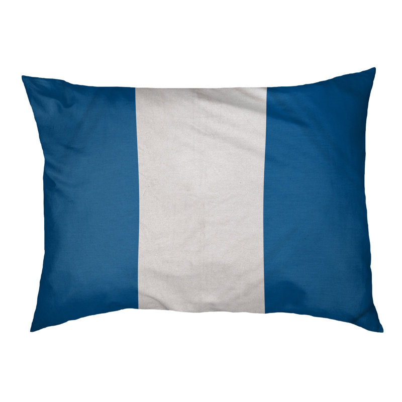 Coussin extérieur Philadelphia, Grand (l 40 po x P 30 po x H 14 po), Bleu Dodger / blanc / bleu Dodger