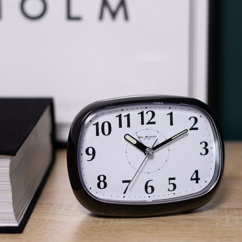 Quartz movement / Crystal Alarm Tabletop Clock