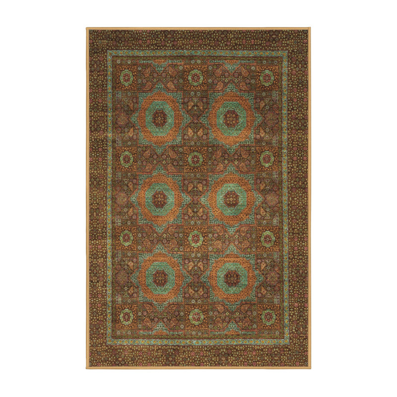 Abstract Indoor Rug, Rectangle 2' x 3'