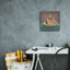 Art mural en toile «Coffee And Co 3 Teal and Grey» par Janelle Penner, Winston Porter, 12 po x 12 po