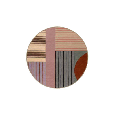 Tapis intérieur / extérieur rose Sorrel