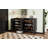 Versatile Home Storage Cabinet with Stylish Fluted Doors and Adjustable Shelves-943894759