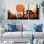 Ensemble de 3 tableaux sur toile tendue-222269421
