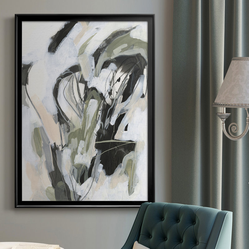 Electron Net I Electron Net I - reproduction de photo sur toile, Cadre noir, H 24,5 po x l 18,5 po x P 1 po