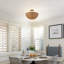 Plafonnier semi-encastré 3 lumières Boho Coastal
