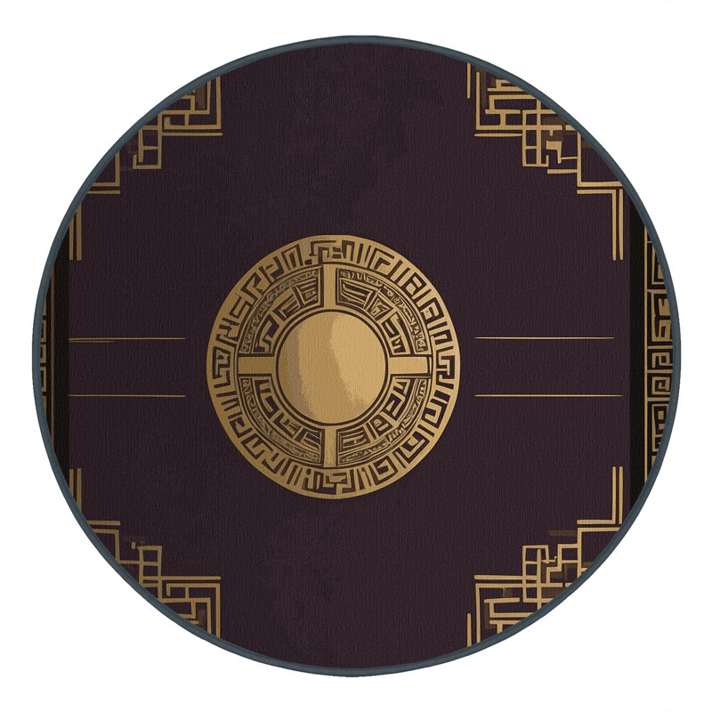 Luxe Flourish Rug, Round 6'