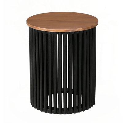 ACACIA SOLID WOOD SIDE TABLE