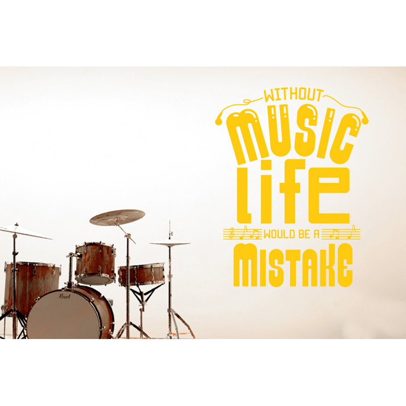 Wall Decal, Dark Yellow