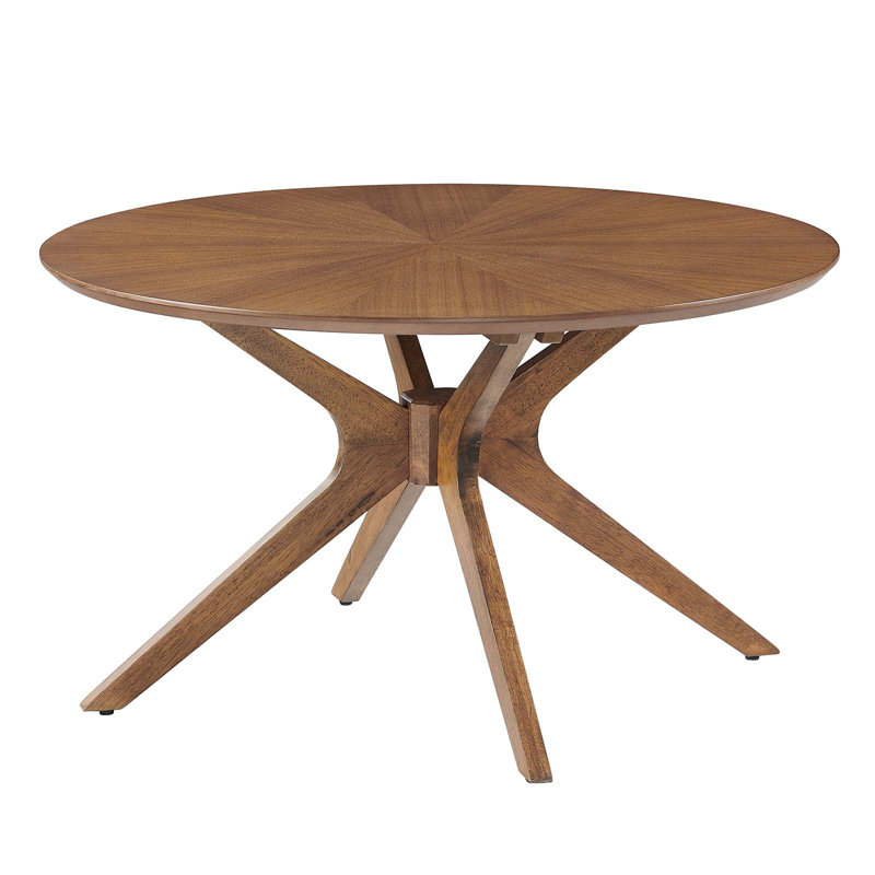 Modway Crossroads Coffee Table, Walnut