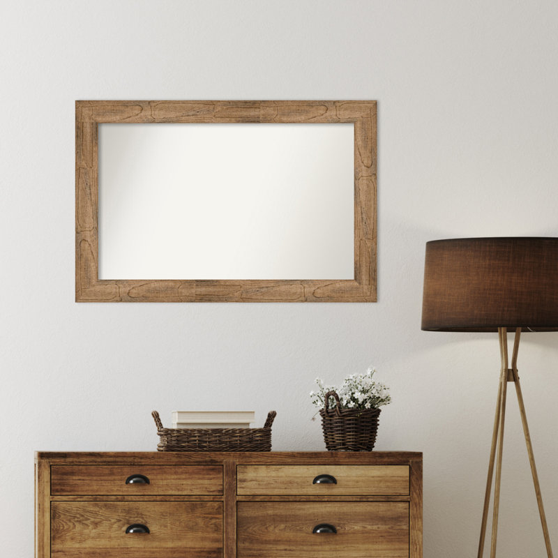 Timmy Solid Wood Wall Mirror, 26.5" x 39.5", Rectangle
