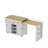 Extendable Kitchen Island With Power Outlet, Rolling Mobile Kitchen Cart With Storage | Includes Drawers, Cabinet, Spice Rack, Towel Rack, Locking Casters