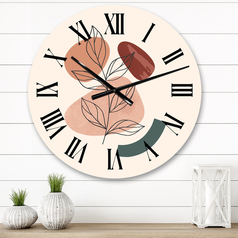 Horloge murale Terra Cotta Boho, Moyen