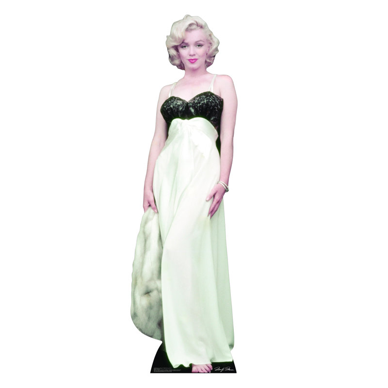 Accroche en carton marilyn monroe gown