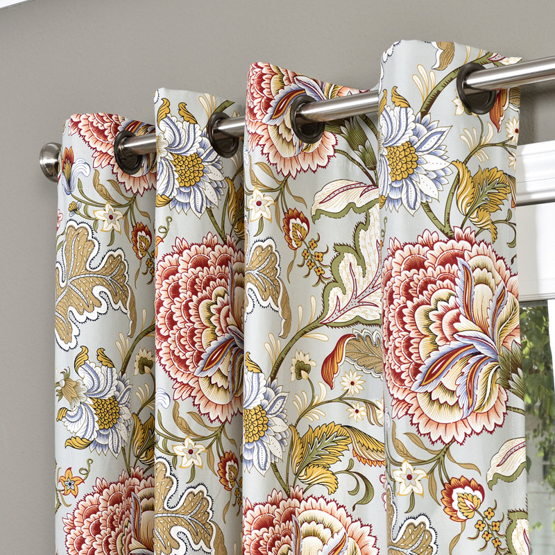 Hermínio Cotton Semi Sheer Curtain Single Panel