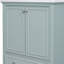 Ensemble de meuble-lavabo simple 29,5 po avec plateau en bois massif Rashiem-838033987