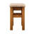 Fluted Counter Height Bar Table Set with 2 Stools, Solid Pine and MDF Wood Dining Set for Kitchen or Breakfast Nook, Brown-835680307