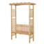 Wooden Garden Arbour With Bench For Climbing Plants