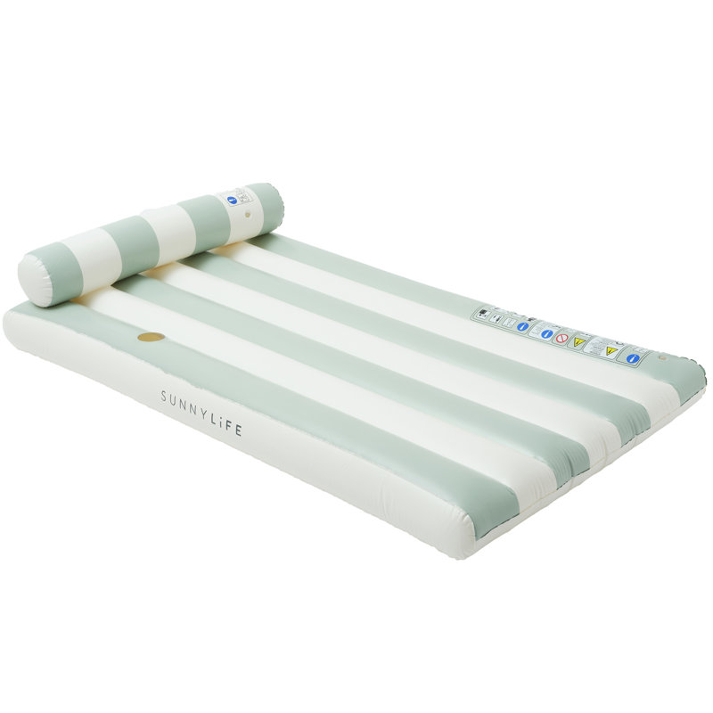 Luxe Lilo: rayures vertes, Vert