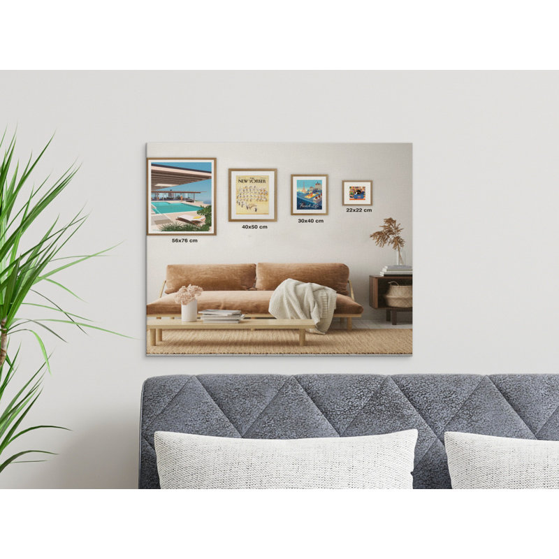 Wrapped Canvas Print Set, 48x16