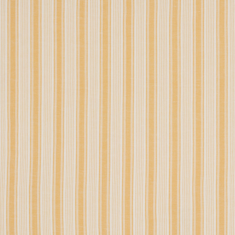 Tissu rayé Schumacher x Mark D. Sikes Ojai, Jaune