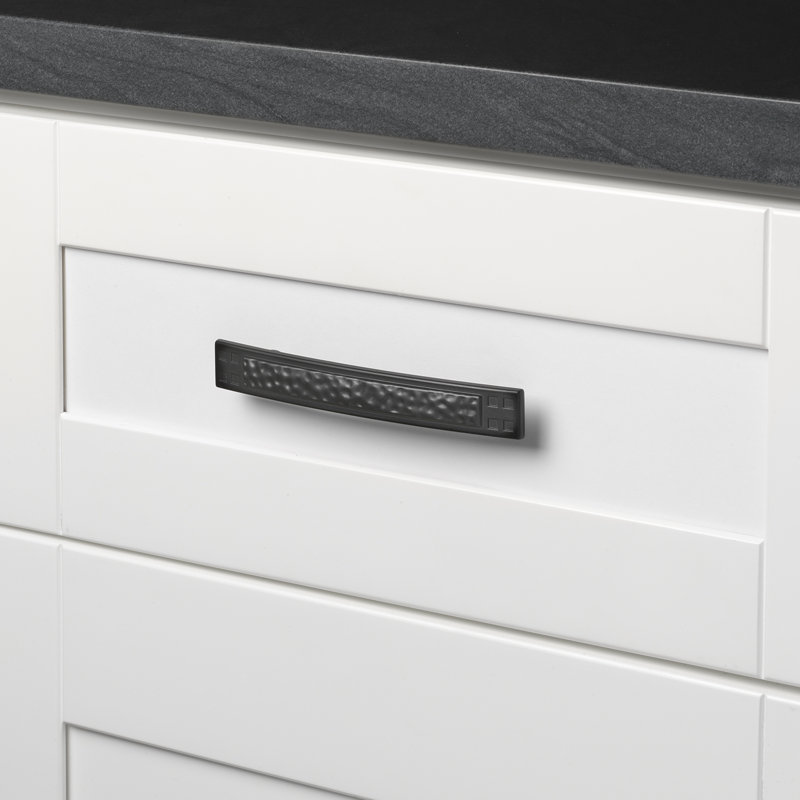 Hammered Mission Center Arch Pull Multipack, Matte Black