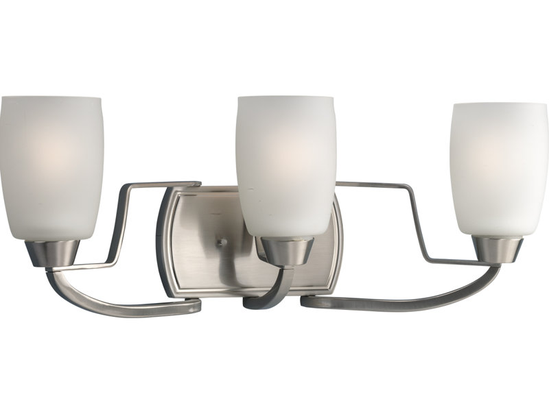 Charleston 3 - Light Dimmable Vanity Light, Brushed Nickel