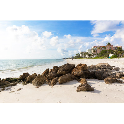 Ziemer Ziemer Beach On Bright Day - Wrapped Canvas Print