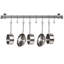 Steel Handcrafted Rectangle Wall Mounted Pot Rack-837060803