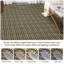 9 pi x 12 po Tapis texturé moderne antidérapant antidérapant