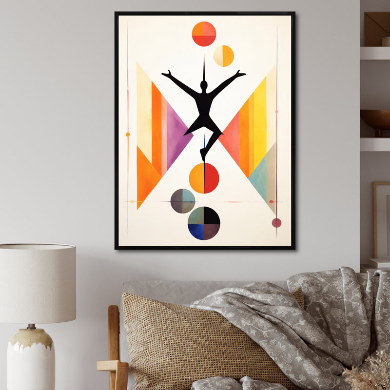 " Minimalism Yoga Inner Balance I ", Black, 44" H x 34" W x 1.5" D