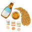 Nostalgia Hot Air & Kettle Popcorn Kit, Butter Flavoured Seasoning Salt, Oil, Popcorn Kernels
