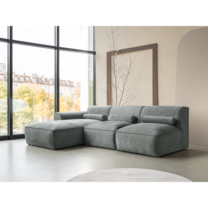 Flex Felix 3 Seater Corner Sofa , Left Hand Facing, Olive