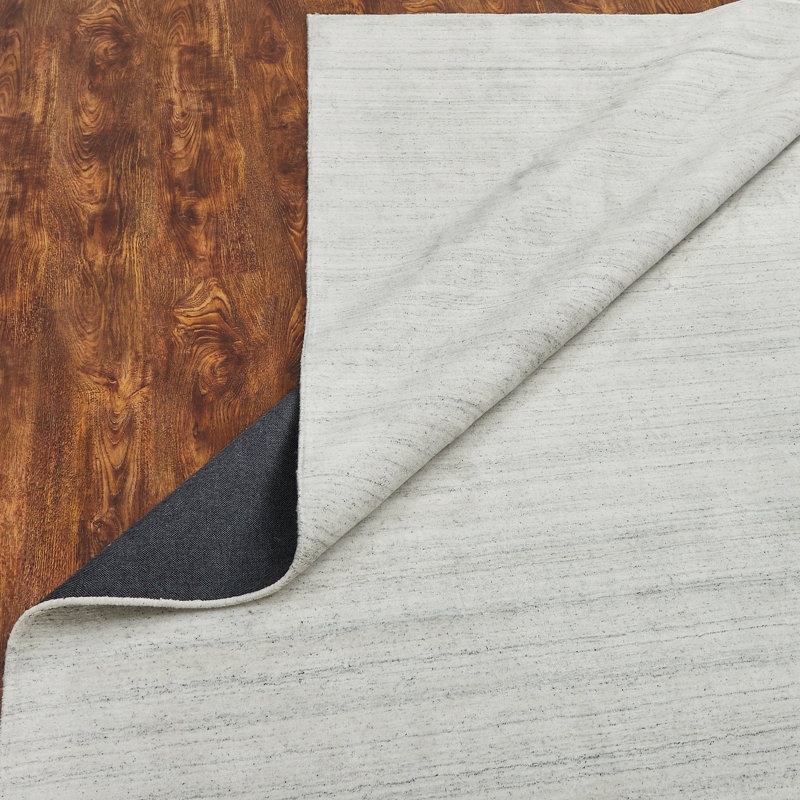 Chino Hand-Woven Area Rug, Runner 2'6" x 10', Greige